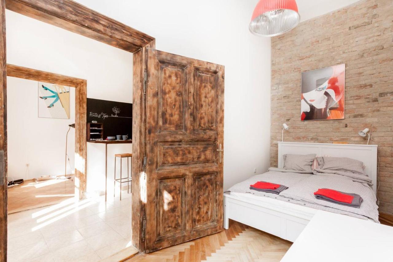 Ferienwohnung Little Whistle In The Heart Of Jewish District With Ac Budapest Exterior foto